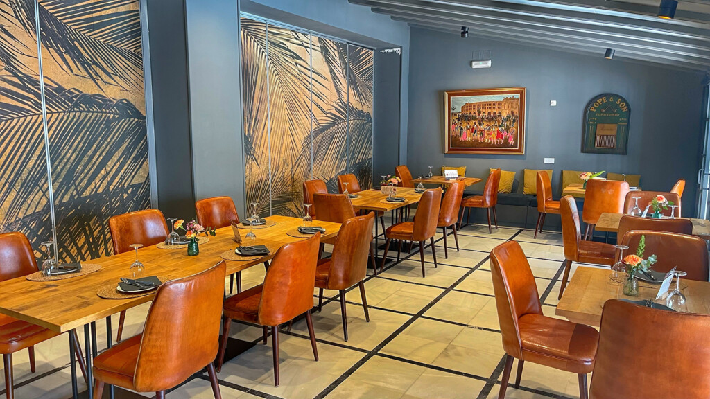 AQ 35 celebra la capitalidad gastronómica de Jerez con un menú especial 7 Otro de los salones del AQ 35. Foto: Salva Moreno