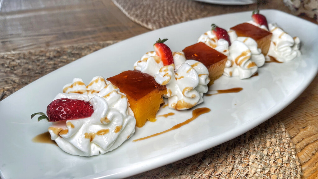 AQ 35 celebra la capitalidad gastronómica de Jerez con un menú especial 11 De postre, el tocino de cielo. Foto: Salva Moreno