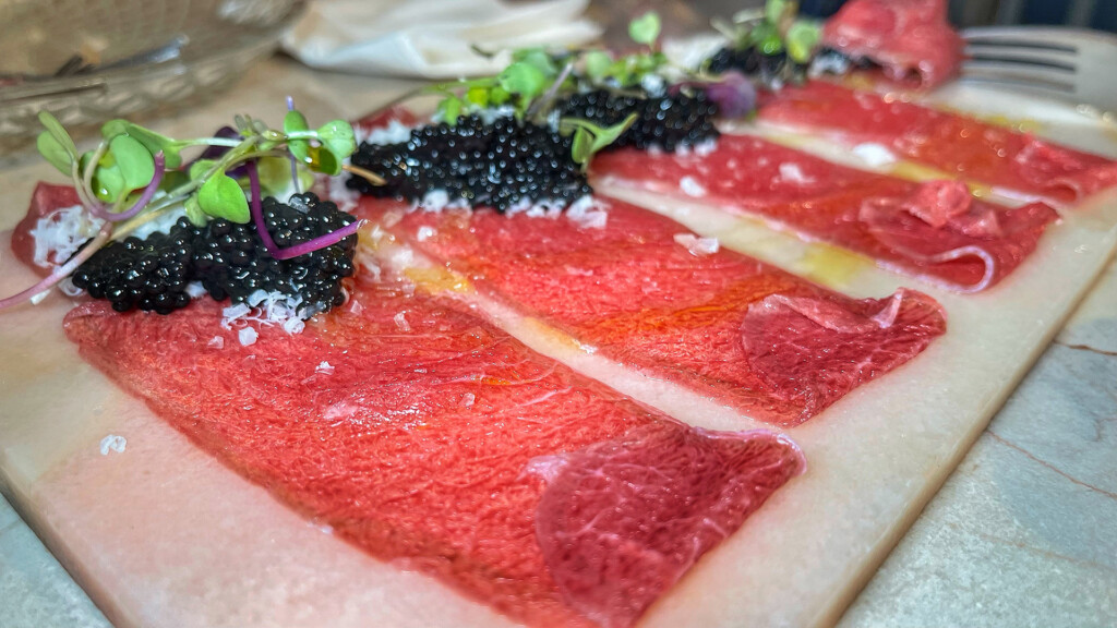 La carne, muy presente en la carta de El Ángelus. Foto: Salva Moreno