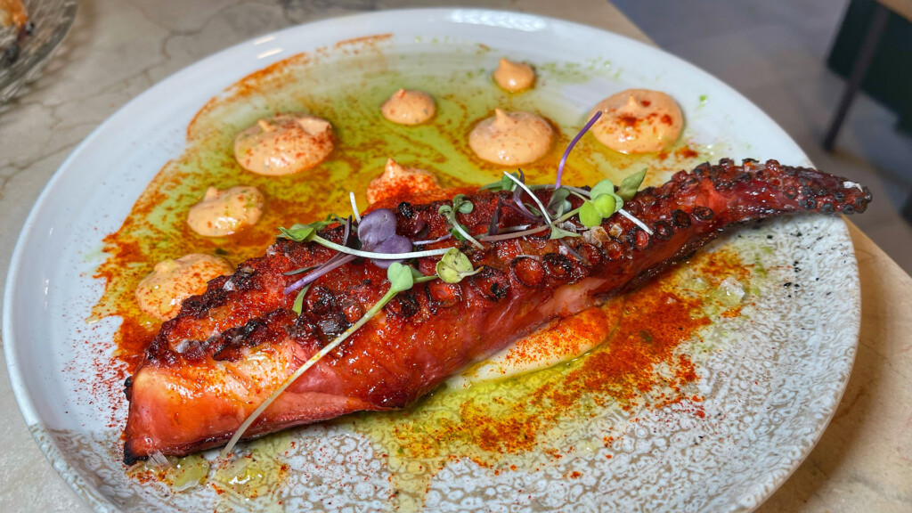 El pulpo asado. Foto: Salva Moreno