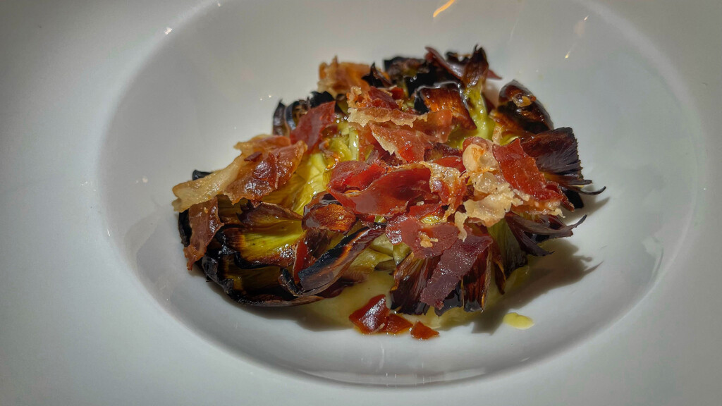 La flor de alcachofa. Foto: Salva Moreno