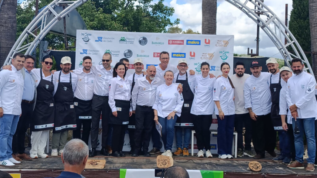 Imagen de grupo de los participantes en el IX ChefSierra de Cádiz. Foto: Miguel Castillo