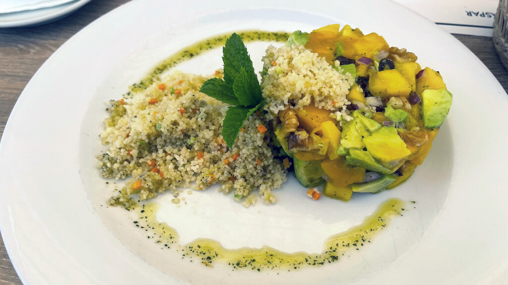 La ensalada de mango. Foto: Salva Moreno