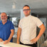 Gaspar Castro junto a su jefe de cocina, Miguel Ángel García Oliva. Foto: Salva Moreno