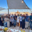 Grupo que disfrutó de la cata de 309 y los platos de Lápéro, en Vejer. Foto: Salva Moreno