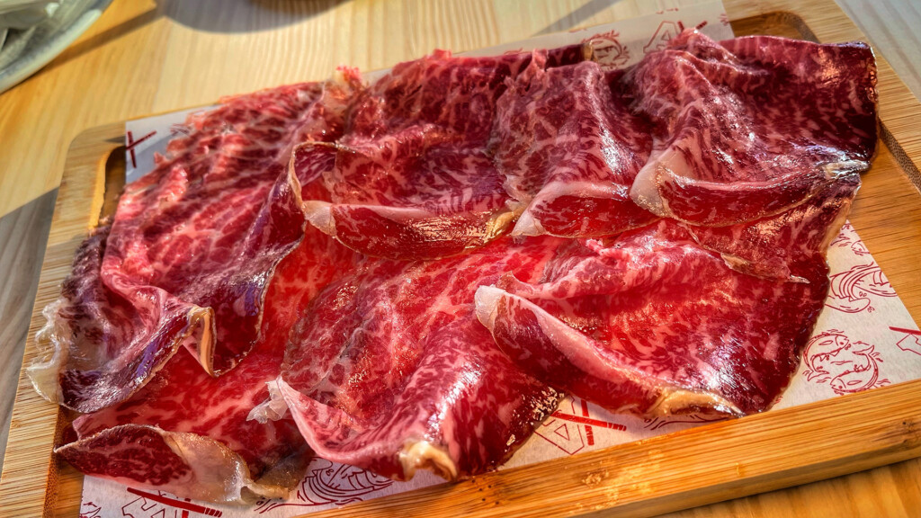 Cecina de wagyu. Foto: Salva Moreno
