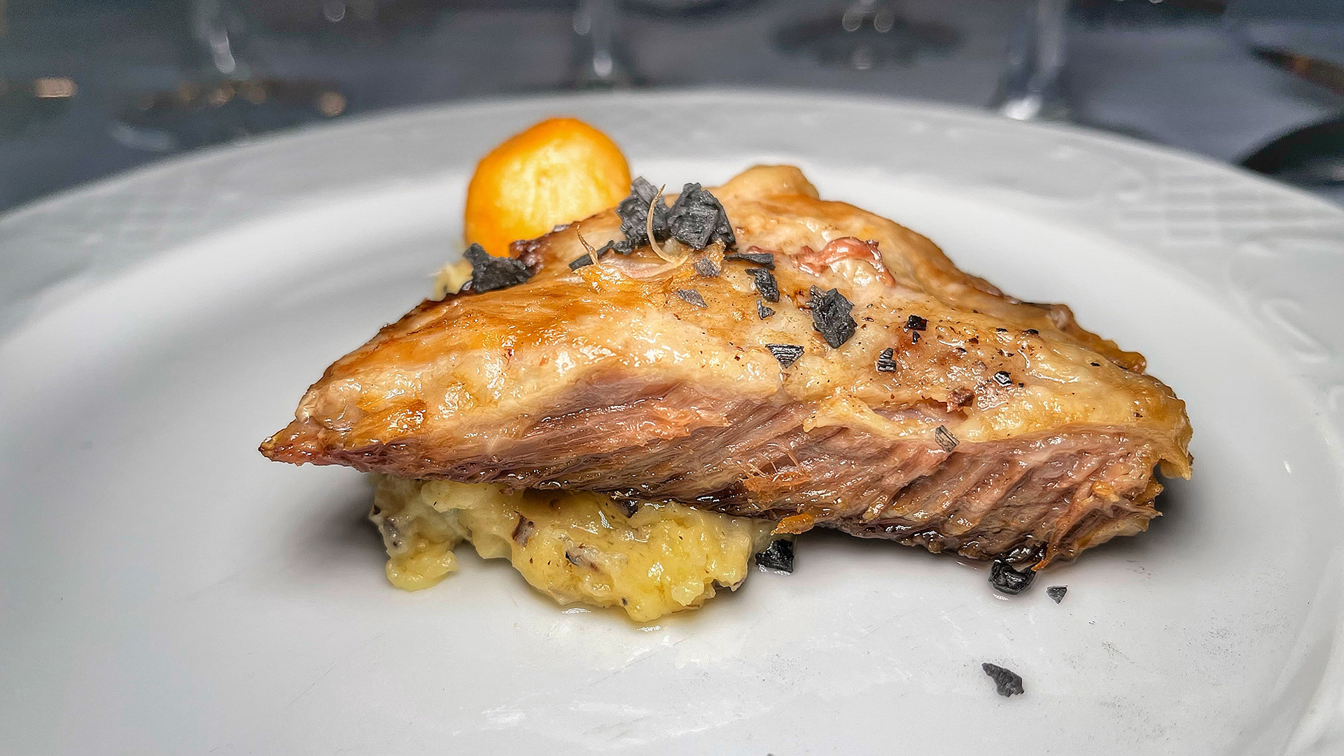 El plato de Miguel Castillo. Foto: Salva Moreno