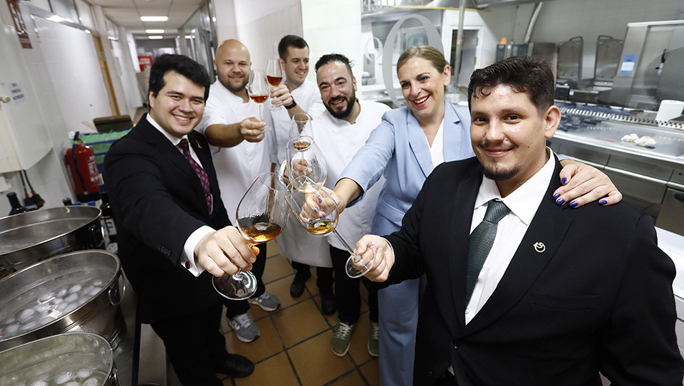 El restaurante René (Málaga) representará a España en la XII Copa Jerez 4 Los participantes en la final. Foto: Cedida