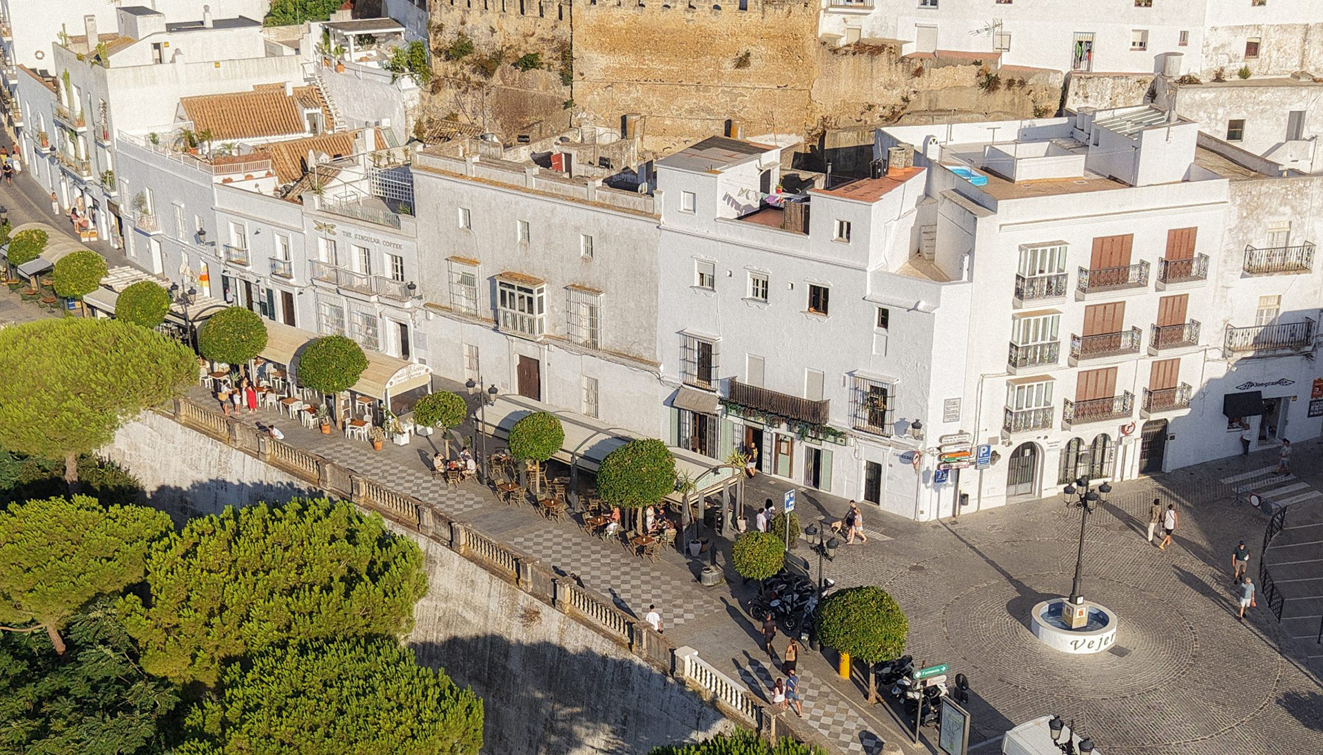 Vista aérea del Califa Tapas. Foto: Grupo Califa
