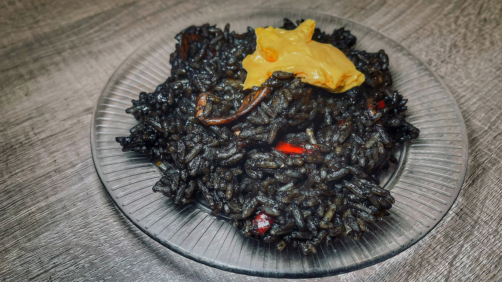 El arroz negro, fuera de carta. Foto: Salva Moreno